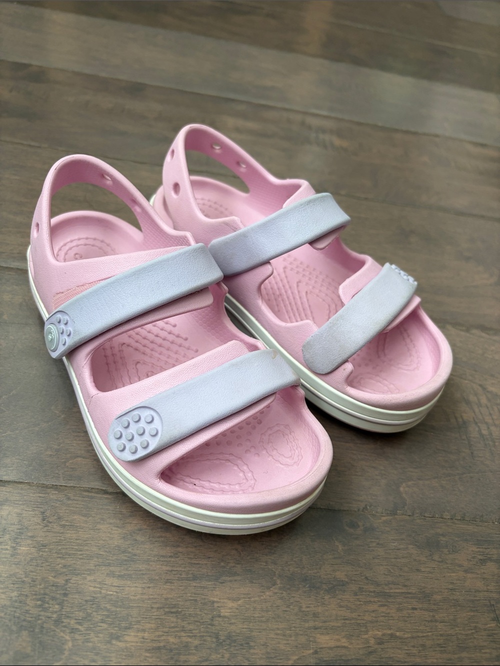 Crocs kids crocband sandals pink girls c11 t11 11